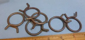 Lot of 6 TCM / CONTINENTAL 536388-1.50 CLAMP, TSIO Turbo Fire Sleeve (Aviation)